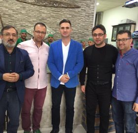 ünlü oyuncu Mesut kaçarlı Kontv genel yayın yönetmeni Mustafa tatlısu